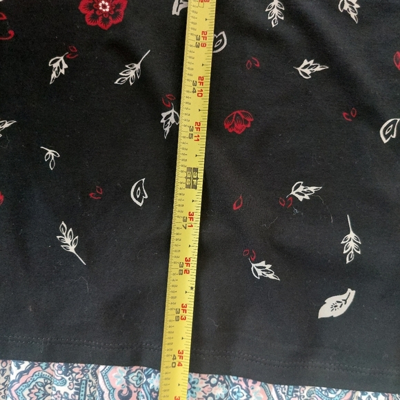 J. Jill Wearever Collection Long Sleeve Floral Print Dress Size Large Tall - Picture 9 of 9